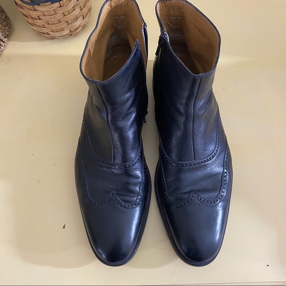 GRAVETI PECCARY Wingtip Leather Ankle Boots 10.5M MEN’s Shoes main image 4